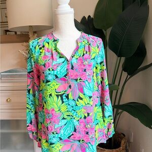 Lilly Pulitzer Elsa Blouse XS